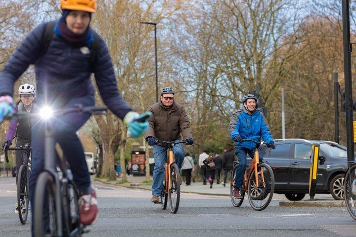 Visite privée à vélo en vélo électrique, destination Londres