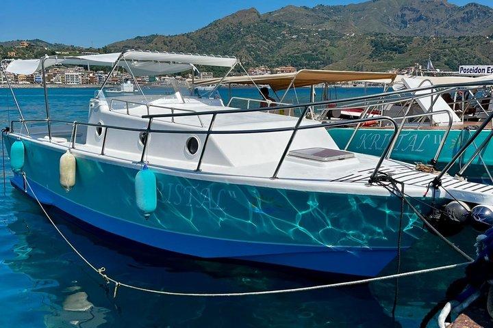 Taormina and Isola Bella Boat Tour from Messina cannoli and granite