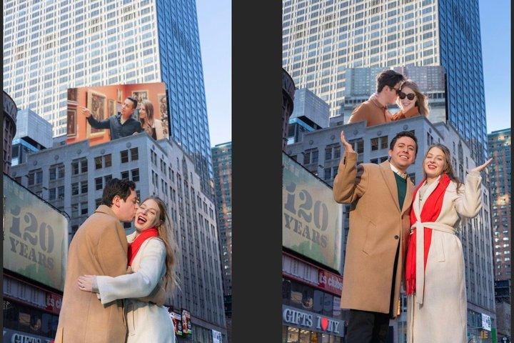 NYC : Ihr 1 Minute Moment auf einem Times Square Billboard