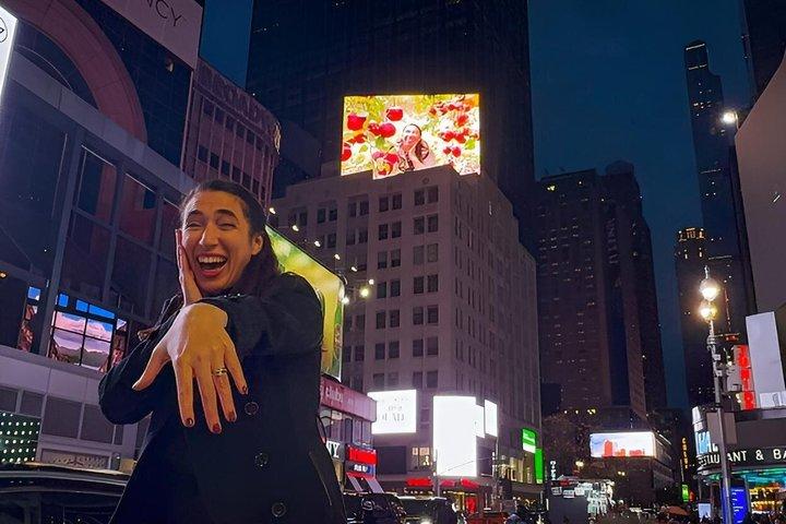 NYC : Ihr 1 Minute Moment auf einem Times Square Billboard