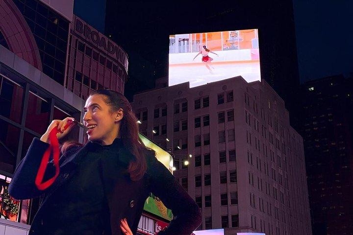 NYC : Ihr 1 Minute Moment auf einem Times Square Billboard
