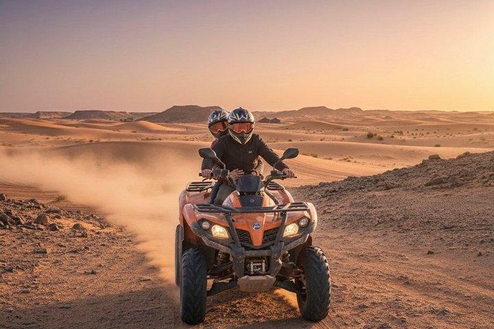 Marrakech: Agafay desert Quad, sunset camel ride and dinner show