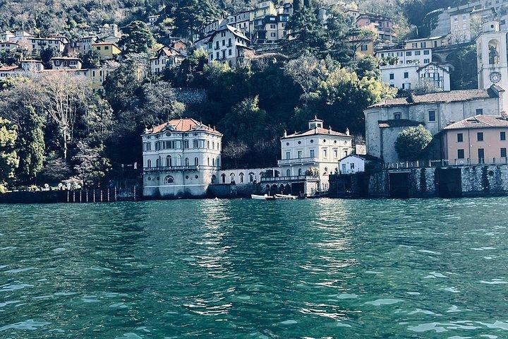 Lake Como: 1h or 4h Tour with Prosecco and photos of the Villas