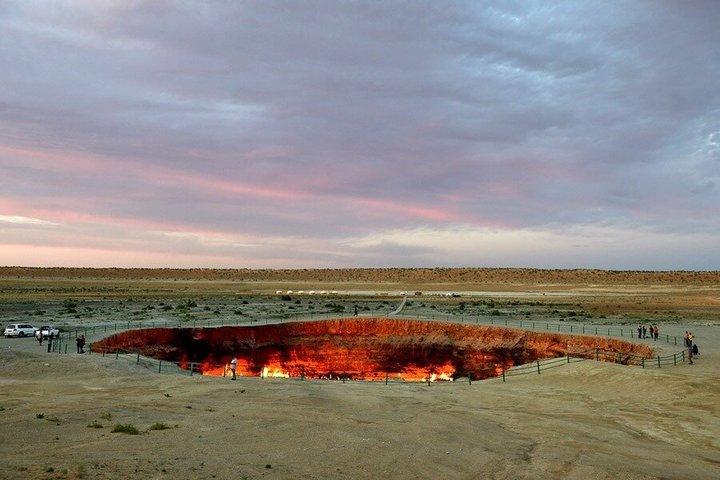 Tour de 3 días por el cráter de gas Shavat Darwaza Ashgabat Merv Farap