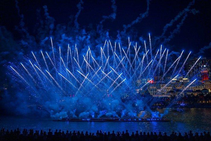 フーコックナイトツアーキスブリッジシンフォニーオブザシーショーとバーベキュー