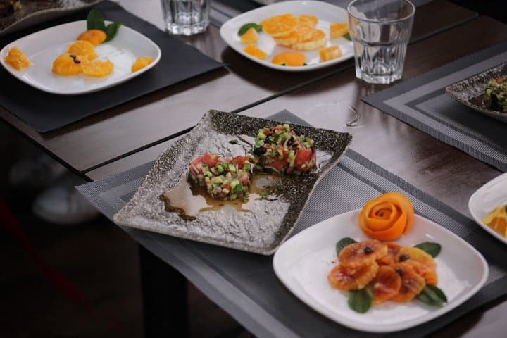 Moroccan Cooking Class at Chouf l'Or Restaurant with Pickup