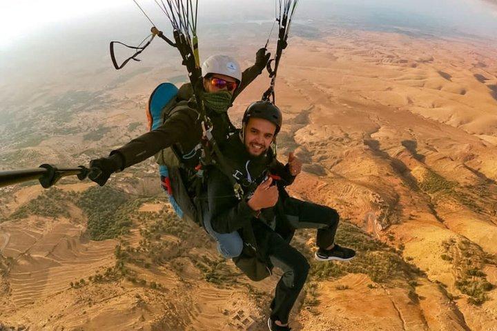 Halvdags paragliding i Marrakech og Atlasbjergene