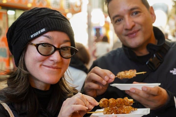 Private Tokyo Local Street Food Tour: Choose 7 Foods & 1 Drink