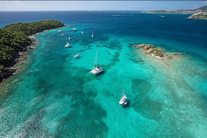 Beach Hop & Snorkel Excursion privée d'une journée en bateau à St. John