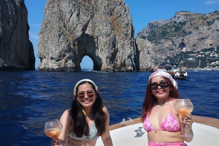 Capri-båttur: Caprese-smörgås och Prosecco