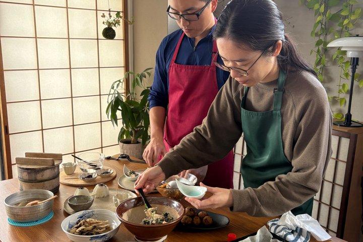 京都プライベートヴィーガン料理 : 地元ホストと作る精進料理