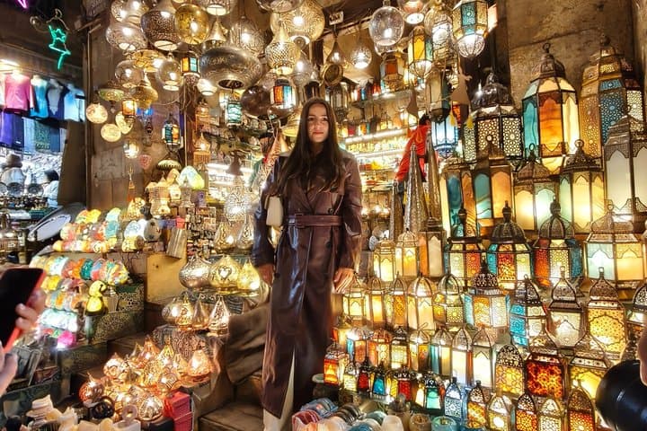 VIP Cairo Night Tour: Khan El-Khalili Market, Downtown, Dinner
