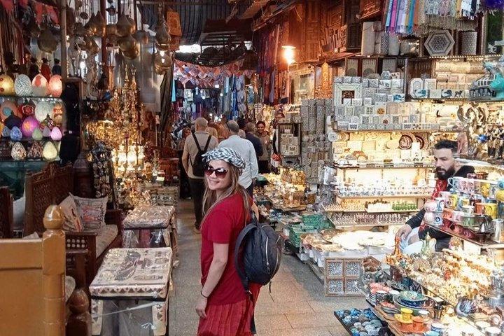 Cairo Tour Khan El Khalili, centro città, pasto e Felucca gratis