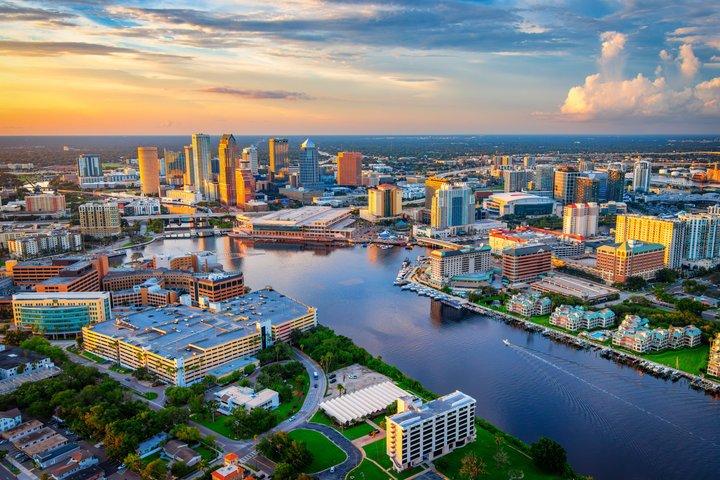 Excursão de helicóptero ao centro de Tampa