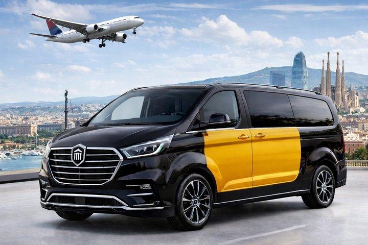 Taxatransfer fra Barcelona Lufthavn til Centrum