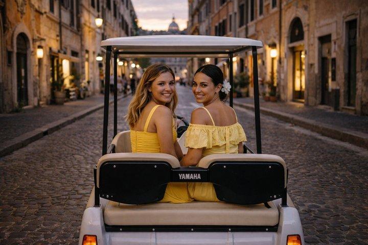Rom Höjdpunkter Tour by Electric Golf Varukorg & E-Tuk