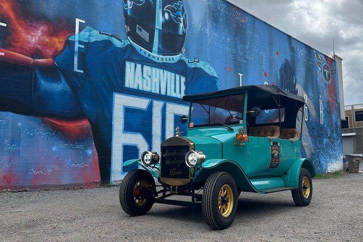 Nashville Model T Golf Cart Murals and Instagram Photo Tour