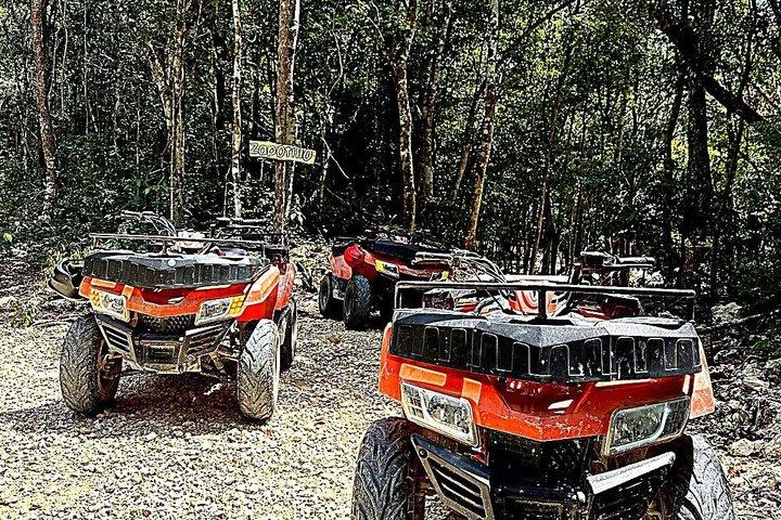 Akumal VIP ATV Cenote og Zipline Adventure med afhentning