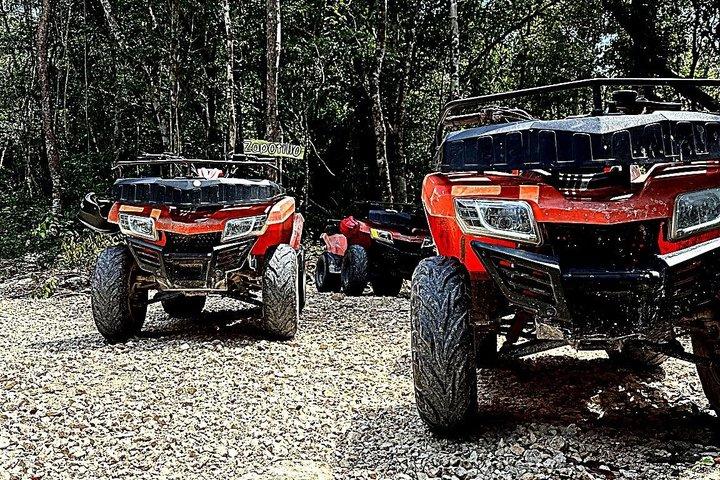 Akumal VIP ATV Cenote og Zipline Adventure med afhentning