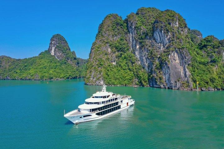 From Hanoi: Explore Ha Long Bay on Sea Octopus Luxury Cruise