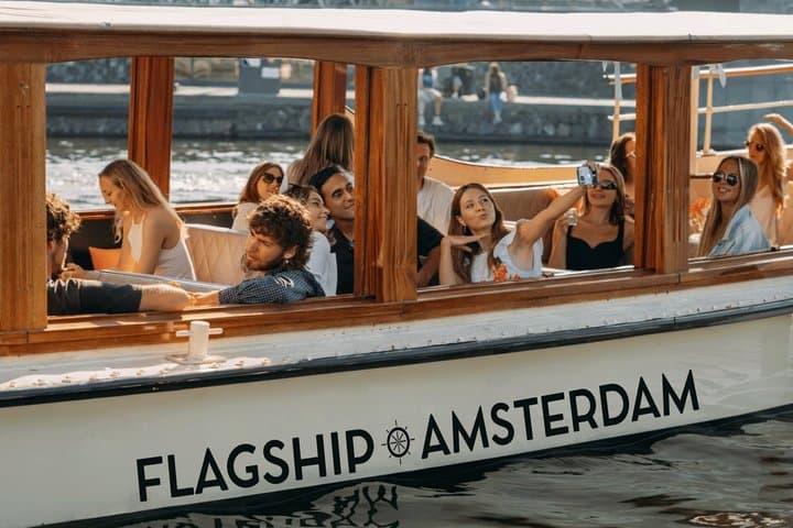 Amsterdam Luxury Canal Cruise + Unlimited Drinks & Bites option