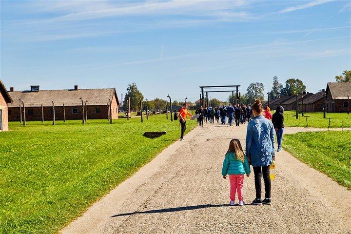 Auschwitz-BirkenauとWieliczka Salt Mine Dayツアー(クラクフからの専用車付)