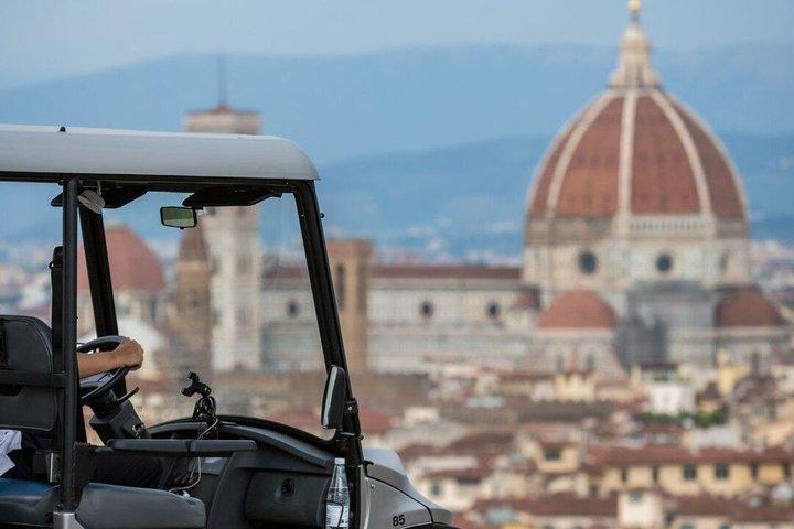 Florence Panoramisch uitzicht door Golf winkelwagen