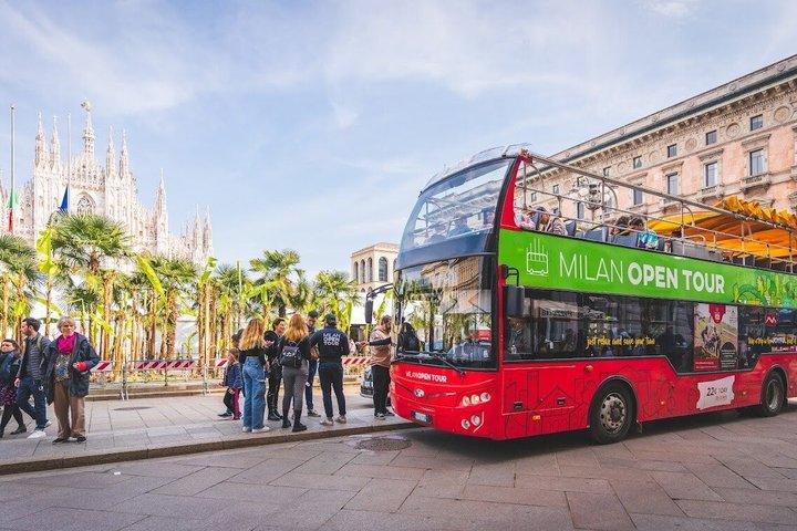 72 - Visite d'une heure "Gray Line" Milan Hop-On Hop-Off avec Audio Guide