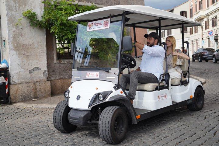 Rome City Highlights Golf Cart & E-Tuk Tour