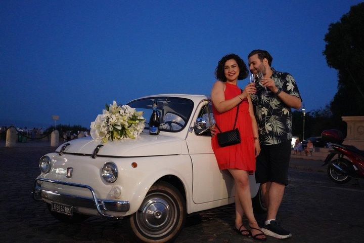 Tour di Roma della Fiat 500 d'epoca con soste fotografiche iconiche