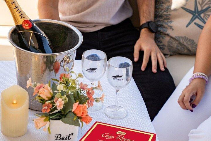 Romantische boottocht van 90 minuten met Möet Chandon