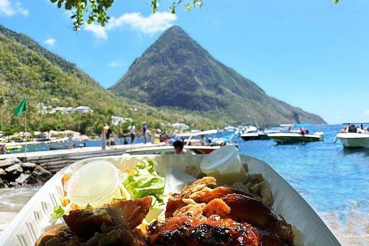 Experience Paradise: Sugar Beach Between the Pitons By Speedboat