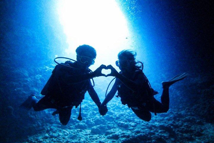 【Okinawa】 Blue Cave Guided Dive No se necesita licencia