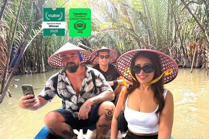 Delta del Mekong autentico: Tuk Tuk, barca a remi, tour in bicicletta