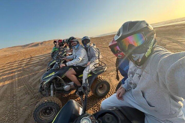 Agadir woestijn- en strandtour met quad