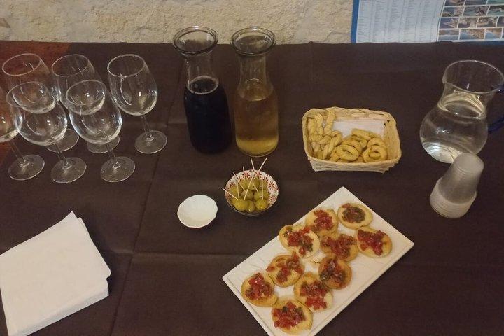 Wine and Food Tasting of Wines and Typical Products