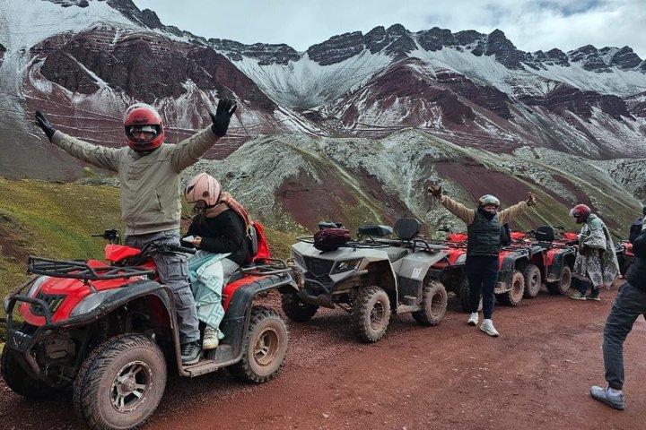 Peru: Red Valley og Rainbow Mountain ATV tur uden vandreture Cusco