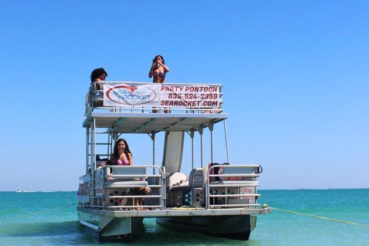 ブレイデントンビーチ＆アンナマリア島でのプライベートパーティーボートレンタル