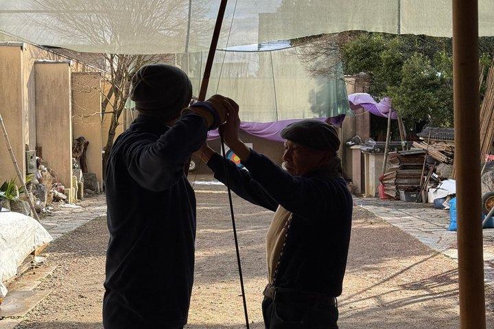 京都国宝寺院の拝観と弓道体験