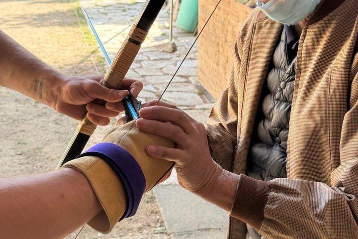 京都国宝寺院の拝観と弓道体験