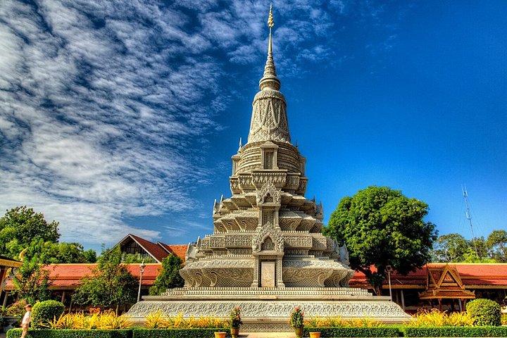 プノンペン ツアー、王宮、虐殺博物館、キリング フィールド
