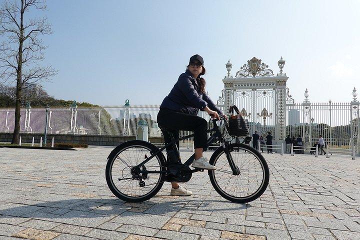 東京ガイド付きE-バイクツアー 隠れた通りや近所の様子