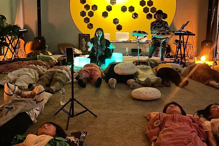 Experiência de banho de som em Osaka