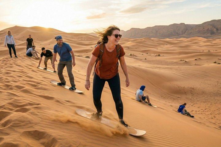Agadir: Paradise Valley, Sandboarding e almoço local