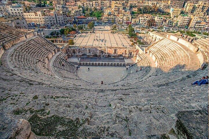 Private Full Day Jerash en Amman City Sightseeing Tour vanuit de Dode Zee