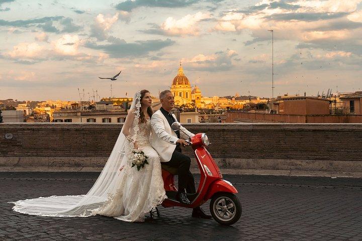 ローマの映画結婚式の写真とビデオ