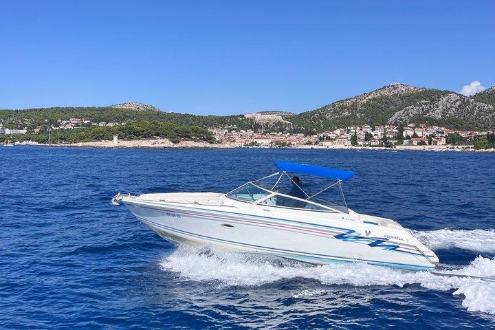 Delicia de Hvar: tour privado en lancha motora