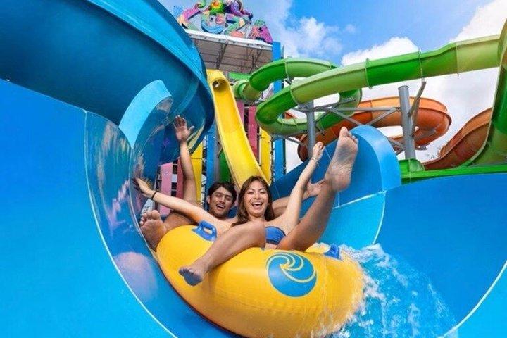 Cozumel : クザビーチのウォーターパークとジップラインを満喫