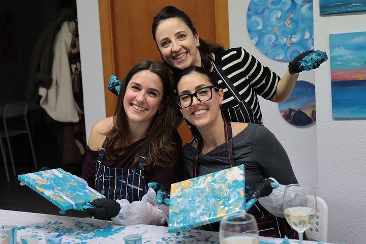 Alicante: Fluid Art-Therapy Workshop & Wine