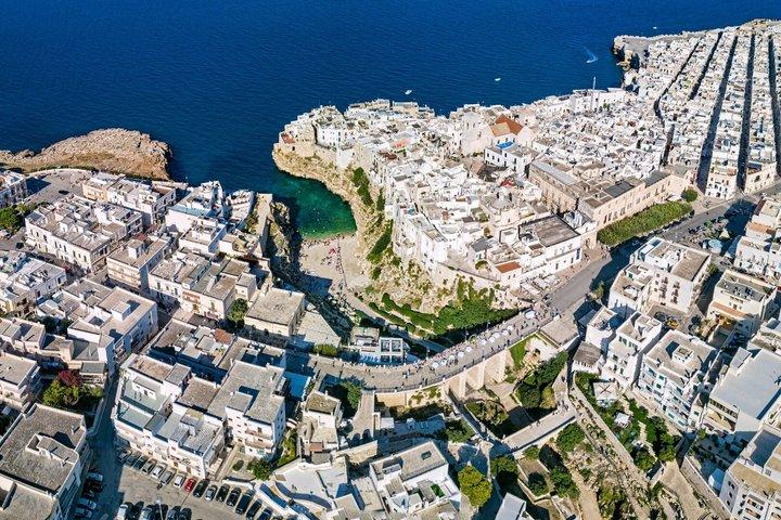 Dagstur till Alberobello Monopoli och Polignano a Mare från Bari